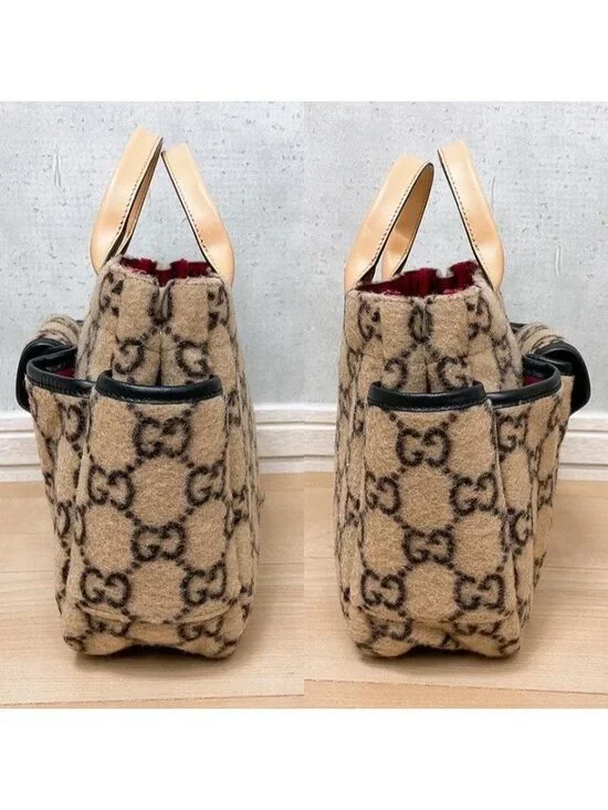 Gucci Handbag GG Wool Children's Tote - Picture 3 of 10